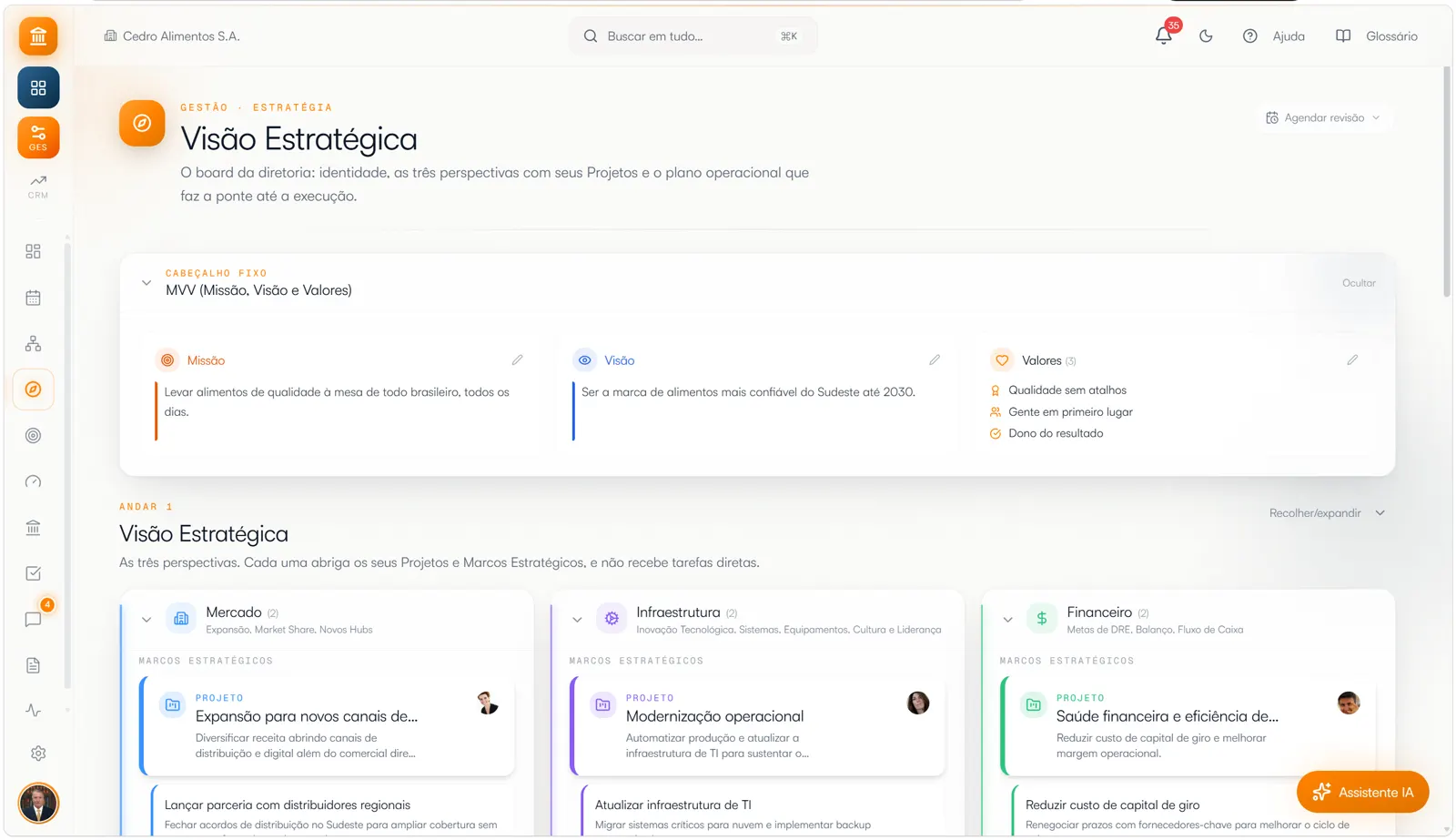 Visão Estratégica no LBR System